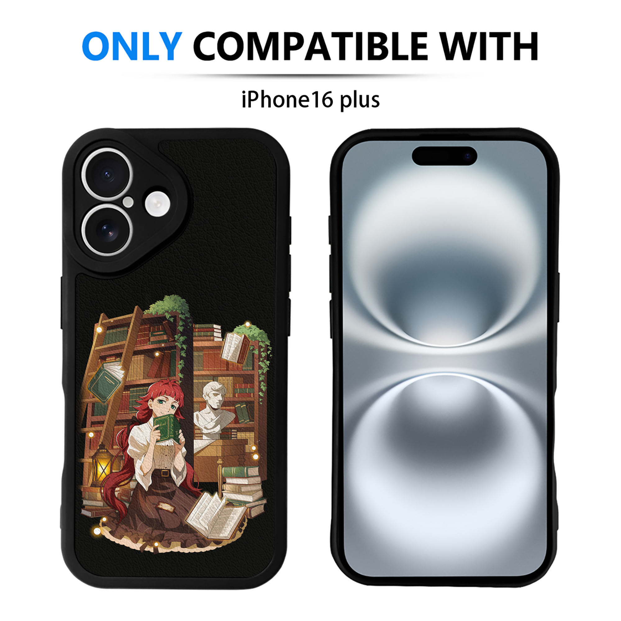（画像用） 文豪ストレイドッグス Bungo Stray Dogs 【iPhone 16シリーズ対応】シリコンスマホケース（レザー調） 材質：シリコン